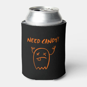 Cute need Snoep Halloween Ghost Dark Monotone Blikjeskoeler