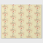 Cute Nelly sur papier cadeau Blond (Plat)