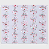 Cute Nelly sur papier cadeau Lavender (Plat)