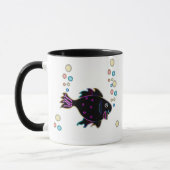 Cute Neon Fish Mug (Gauche)