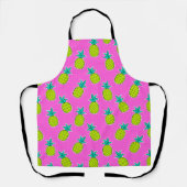 Cute Neon Pineapple Pattern Schort (Voorkant)