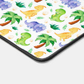 Cute Neon Waterverf Dinosaur Pattern Bureaumat (Hoek)