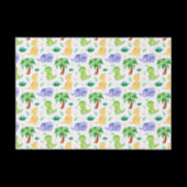 Cute Neon Waterverf Dinosaur Pattern Tissuepapier (Craft)