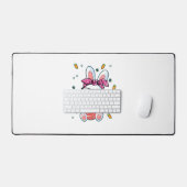 Cute Nerd Easter Day Bunny Funny Rabbit Graphic (Clavier et souris)