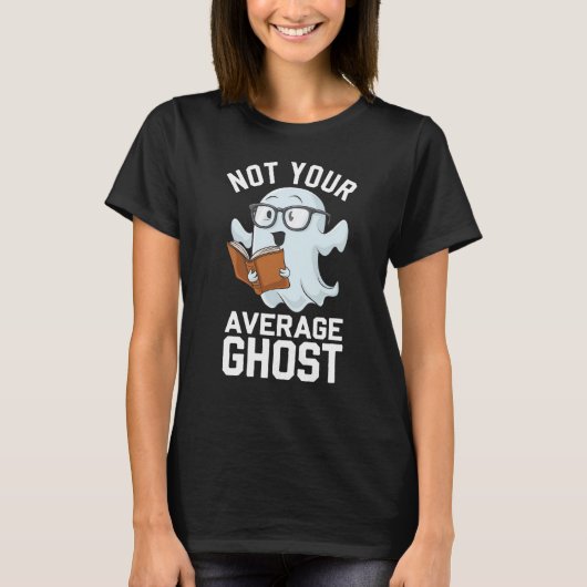 Cute Nerd Ghost T-shirt (Voorkant)