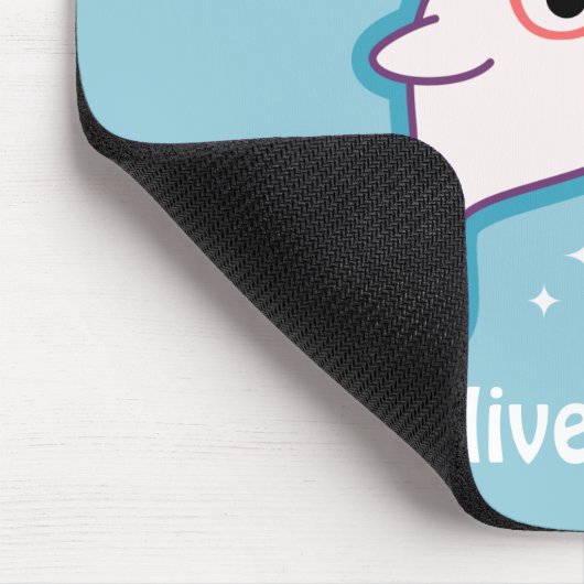 Cute Nerd Narwhal Muismat (Hoek)