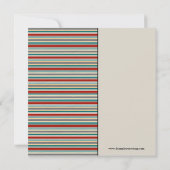 Cute Nerdy Geek Giraffe Baby Boy Shower Kaart (Achterkant)