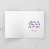Cute Neuf Vit Chat Carte Anniversaire (Intérieur)