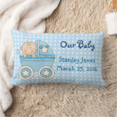 Cute New Baby Boy Pillow Kussen (Deken)
