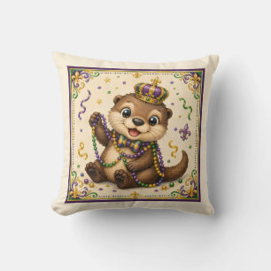Cute New Orleans Otter Worpillow Kussen
