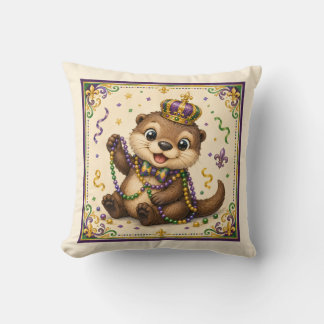 Cute New Orleans Otter Worpillow Kussen