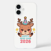 cute new year iphone case 2026 (Achterkant)