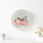 Cute Newborn Baby Custom Clock Grote Klok (Huis)