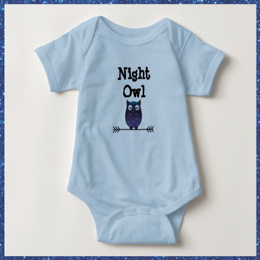 Cute Night Owl Bodysuit voor baby's