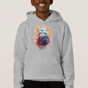 Cute Ninja Kat Krijger Ontwerp