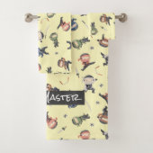 Cute Ninja Motif Vert Bleu Orange Jaune (En situation)