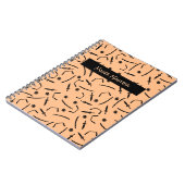 Cute Ninja Warrior - Kinder douanenaam Notitieboek (Linkerzijde)