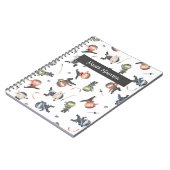 Cute Ninja Warrior - Kinder douanenaam Notitieboek (Linkerzijde)