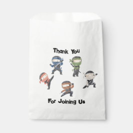 Cute Ninja Warrior kinderen Birthday Party Favor F Bedankzakje
