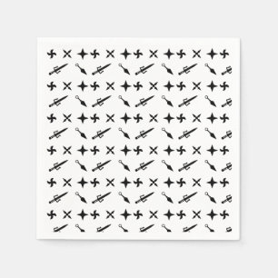 Cute Ninja Warrior kinderen Birthday Servet