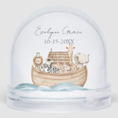 Cute Noah's Ark with Custom Baby Name (Arrière)