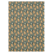 Cute Noël pain d'épices homme nappe (Devant)