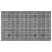 Cute noir blanc cercles zigzag motif nappe (Devant (Horizontal))