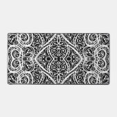 Cute noir blanc coeurs amour design arrière - plan (Recto)