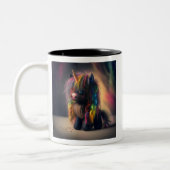 Cute noir Unicorn mug (Gauche)