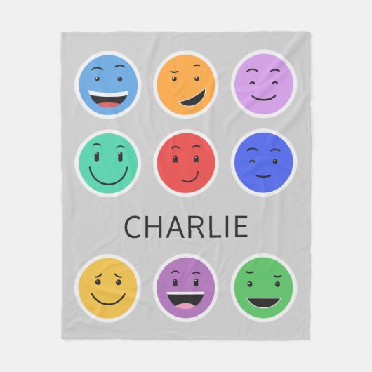 Cute nom personnalisé polaire couverture (Devant)