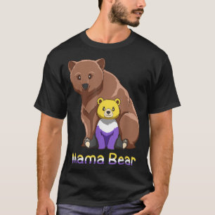 Cute Nonbinary Genderqueer Mama Beer Gift T-shirt