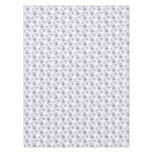 Cute Nordic Fox met Floral Markings Patterned Tafelkleed (Voorkant)