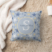 Cute North Star Personalized Monogram Kussen (Deken)