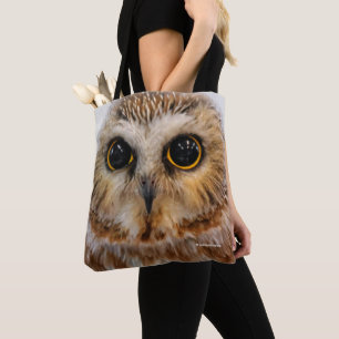 Cute Northern Saw Whet Owl Draagtas