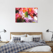 Cute Nosy Caterpillar N Mums Toile Enveloppée (Insitu(Chambre))