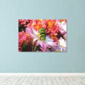 Cute Nosy Caterpillar N Mums Toile Enveloppée (Insitu (Plancher de Bois))