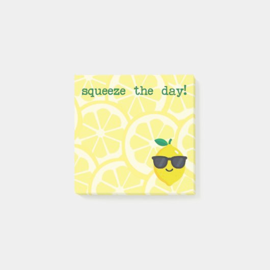 Cute Notepad | Squeeze the Day | Office Notes (Voorkant)