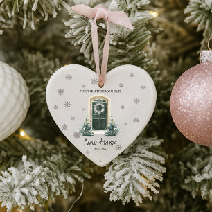 Cute Nouveau Accueil Premier Noël Élégante Neige