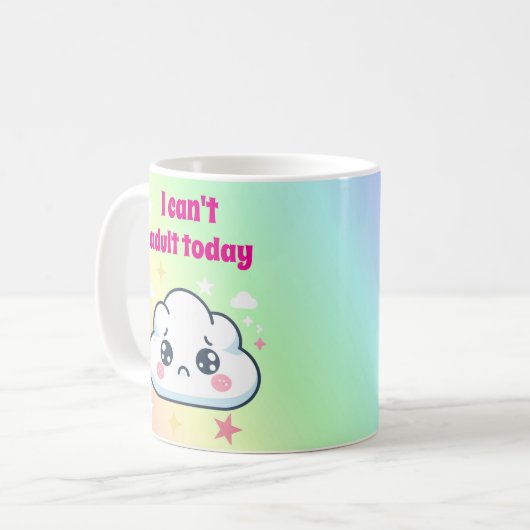 Cute nuage Rainbow Mug (Devant gauche)