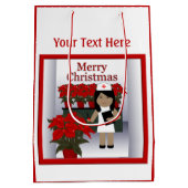 Cute Nurse 1 Med Christmas Cadeau Sac (Dos)