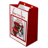 Cute Nurse 1 Med Christmas Cadeau Sac (Dos Angle)