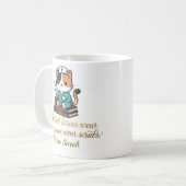Cute Nurse Calico Cat Personalized Coffee Mug (Devant gauche)