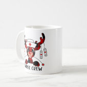 Cute Nurse Funny Noël Cadeau café Mug (Devant gauche)