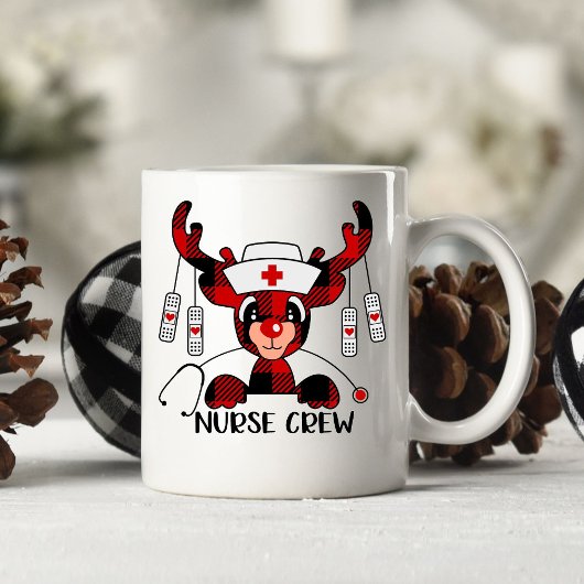 Cute Nurse Funny Noël Cadeau café Mug