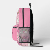 Cute Nurse Hats and Clogs Bedrukte Rugzak (Rechts)