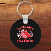 Cute Nurse Valentine Non Slip Socks Please Don't F Sleutelhanger (Voorkant)