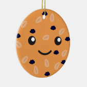 Cute Oatmeel Raisin Cookie Keramisch Ornament (Rechts)