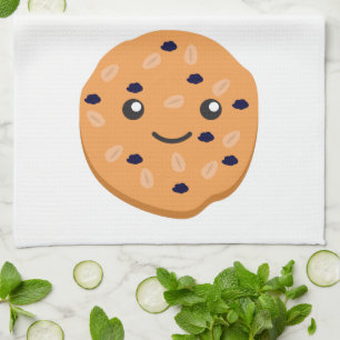 Cute Oatmeel Raisin Cookie Theedoek