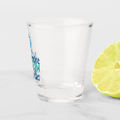 Cute obsessief-pinguïstische stoornis shot glas (Rechts)