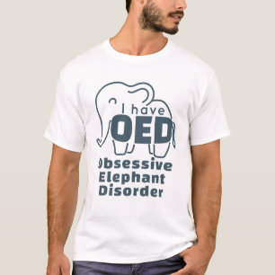 Cute Obsessieve Olifantenstoornis  T-shirt